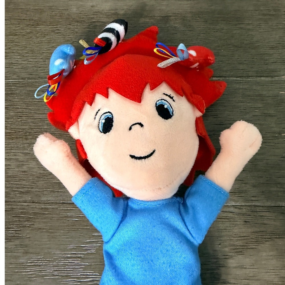 Calendar Kids Books July Plush‎ Doll Red Hair Blue Shirt Striped Shorts 12 inch - Picture 2 of 6